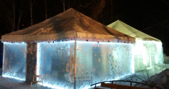 Зимние шатры в Томске
